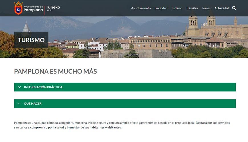web turismo pamplona